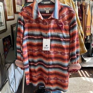 ARIAT relaxed button down shirt 🧡